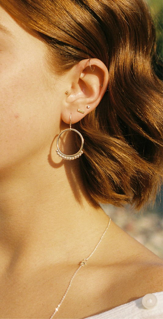 Dipsy Daisy Hoops MTO || SIZE MEDIUM