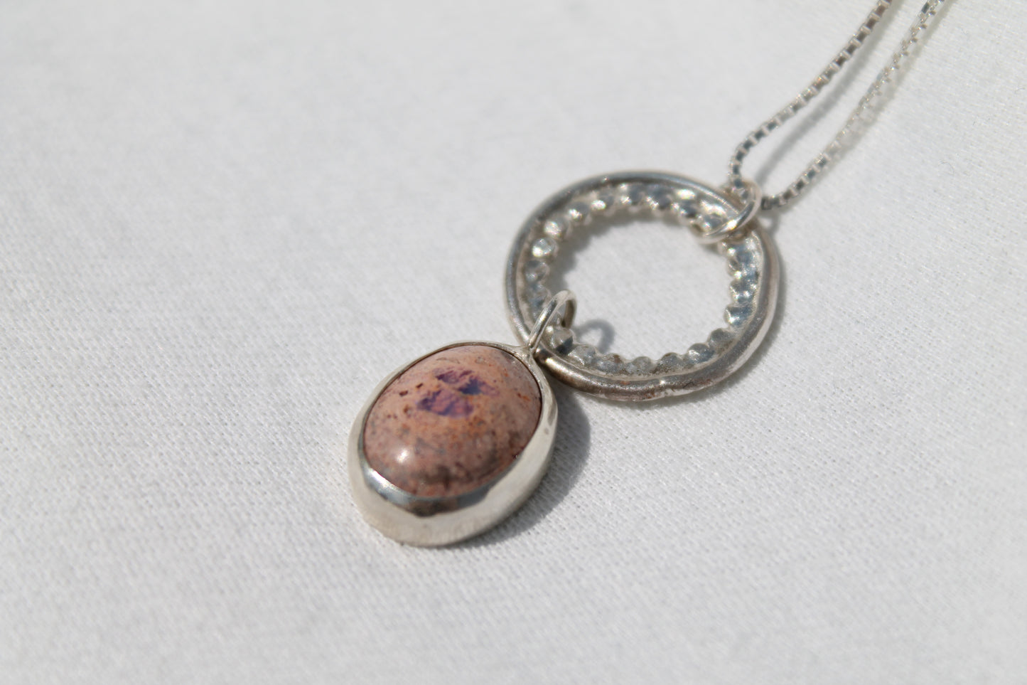 Fire Opal 'Celestial Roots' necklace
