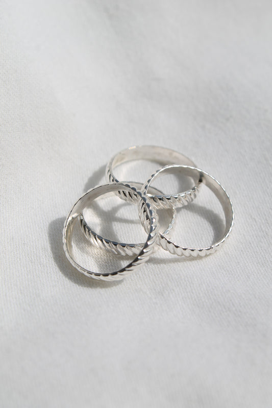 Striped Stacker Ring