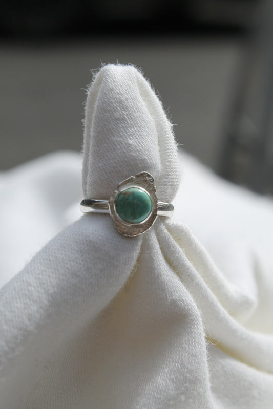 Chilean Turquoise Organic Ring